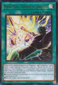 Magia Magic - Thunder of Judgment - Battles of Legend: Monster Mayhem (BLMM) #BLMM-EN047 - Ultra Rare YuGiOh Trading Card