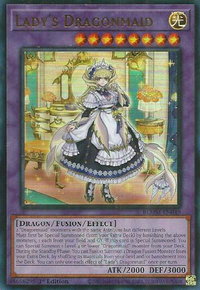 Lady's Dragonmaid - Battles of Legend: Monster Mayhem (BLMM) #BLMM-EN049 - Ultra Rare YuGiOh Trading Card