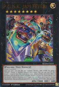 P.U.N.K. JAM FEVER! - Battles of Legend: Monster Mayhem (BLMM) #BLMM-EN051 - Ultra Rare YuGiOh Trading Card
