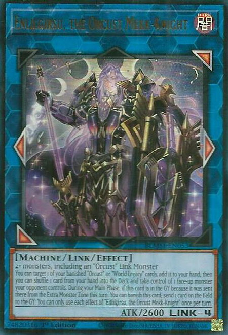 Enlilgirsu, the Orcust Mekk-Knight - Battles of Legend: Monster Mayhem YuGiOh trading card