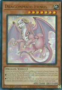 Dragonmaid Ernus - Battles of Legend: Monster Mayhem (BLMM) #BLMM-EN055 - Ultra Rare YuGiOh Trading Card