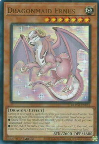 Dragonmaid Ernus - Battles of Legend: Monster Mayhem (BLMM) #BLMM-EN055 - Ultra Rare YuGiOh Trading Card