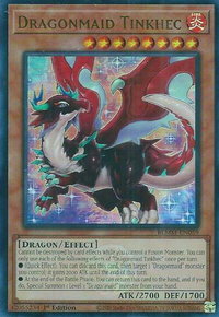Dragonmaid Tinkhec - Battles of Legend: Monster Mayhem (BLMM) #BLMM-EN059 - Ultra Rare YuGiOh Trading Card