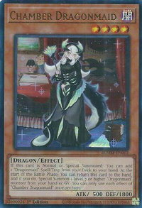 Chamber Dragonmaid - Battles of Legend: Monster Mayhem (BLMM) #BLMM-EN062 - Ultra Rare YuGiOh Trading Card