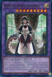 House Dragonmaid - Battles of Legend: Monster Mayhem (BLMM) #BLMM-EN063 - Ultra Rare YuGiOh Trading Card