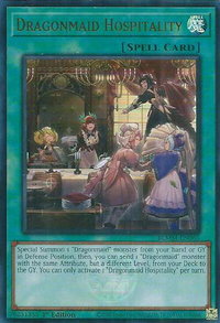 Dragonmaid Hospitality - Battles of Legend: Monster Mayhem (BLMM) #BLMM-EN065 - Ultra Rare YuGiOh Trading Card