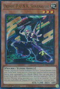 Ukiyoe-P.U.N.K. Sharakusai - Battles of Legend: Monster Mayhem (BLMM) #BLMM-EN070 - Ultra Rare YuGiOh Trading Card