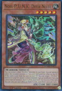 Noh-P.U.N.K. Deer Note - Battles of Legend: Monster Mayhem (BLMM) #BLMM-EN076 - Ultra Rare YuGiOh Trading Card