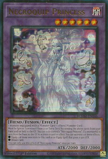 Necroquip Princess - Battles of Legend: Monster Mayhem YuGiOh trading card