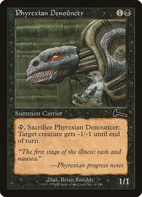Phyrexian Denouncer - Urza's Legacy (ULG) #61 - Common Magic: The Gathering Trading Card