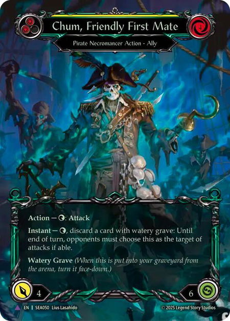 Chum, Friendly First Mate (Marvel) - High Seas Flesh and Blood trading card