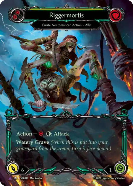 Riggermortis (Marvel) - High Seas Flesh and Blood trading card