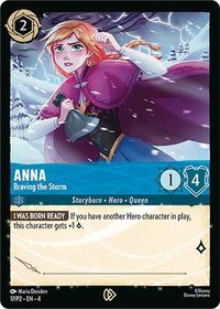 Anna - Braving the Storm - Disney Lorcana Promo Cards (DLPC) #17 - Promo Disney Lorcana Trading Card