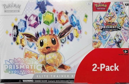 Costco Pokemon Prismatic Evolutions 2-Pack Trainer Box and Booster Bundle - Miscellaneous Cards & Products Pokémon trading card