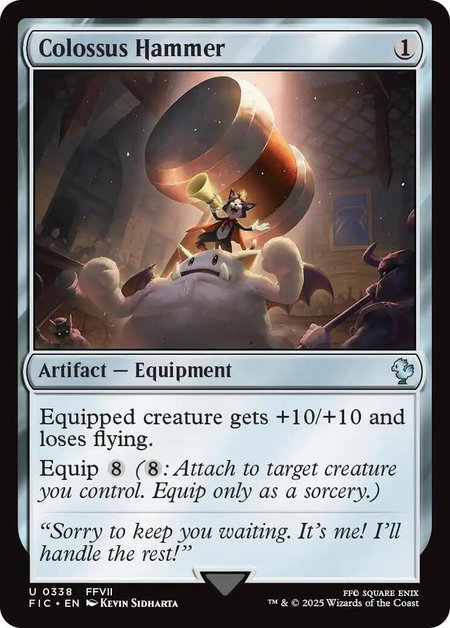 Colossus Hammer (Surge Foil) - Commander: FINAL FANTASY Magic: The Gathering trading card