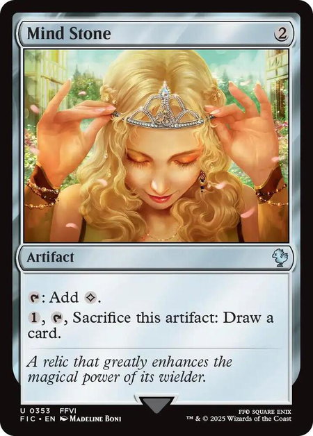Mind Stone (Surge Foil) - Commander: FINAL FANTASY Magic: The Gathering trading card