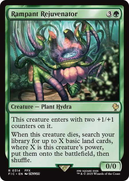 Rampant Rejuvenator (Surge Foil) - Commander: FINAL FANTASY Magic: The Gathering trading card