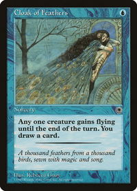 Cloak of Feathers - Portal (POR) #44 - Common Magic: The Gathering Trading Card
