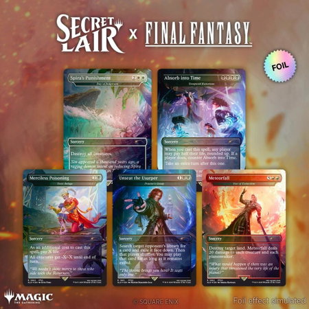 Secret Lair x FINAL FANTASY: Game Over - Rainbow Foil Edition - Secret Lair Drop Series Magic: The Gathering trading card