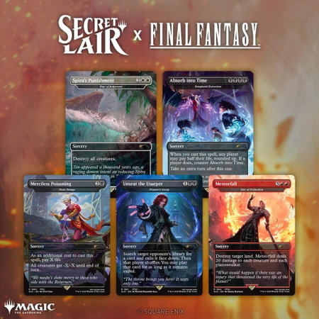 Secret Lair x FINAL FANTASY: Game Over - Non-Foil Edition trading card from Secret Lair Drop Series Secret Lair x FINAL FANTASY: Game Over - Non-Foil Edition - Secret Lair Drop Series Magic: The Gathering trading card