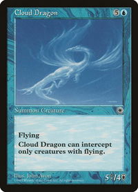 Cloud Dragon - Portal (POR) #45 - Rare Magic: The Gathering Trading Card