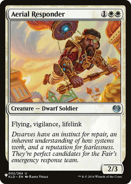 Aerial Responder (KLD) - The List Reprints Magic: The Gathering trading card