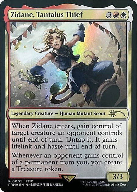 Zidane, Tantalus Thief - WPN & Gateway Promos Magic: The Gathering trading card