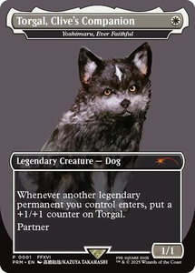 Torgal, Clive's Companion - Yoshimaru, Ever Faithful (MagicCon: Las Vegas 2025) - MagicFest Cards (MFP) #1 - Promo Magic: The Gathering Trading Card