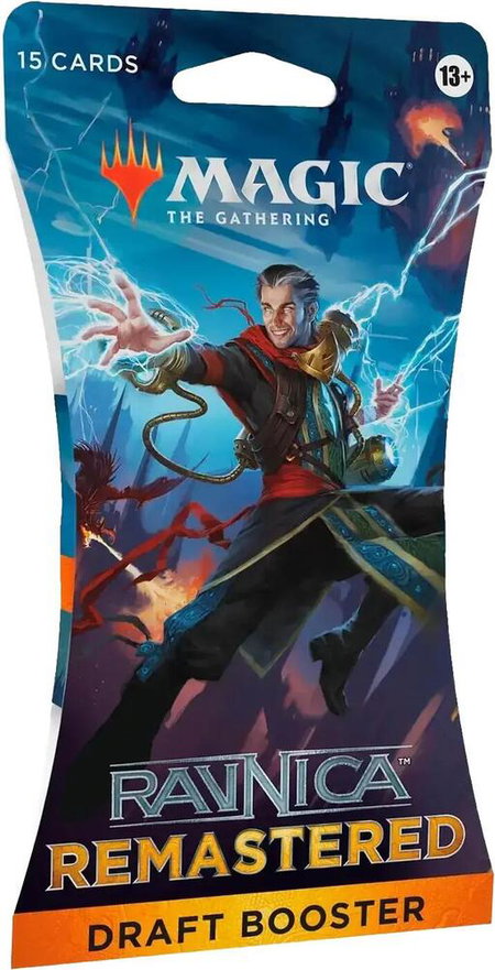Ravnica Remastered - Sleeved Draft Booster Pack trading card from Ravnica Remastered Ravnica Remastered - Sleeved Draft Booster Pack - Ravnica Remastered Magic: The Gathering trading card