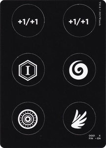 Punch Card Token (0001 // 0002) - FINAL FANTASY (FIN) #1 // 2 - Token Magic: The Gathering Trading Card