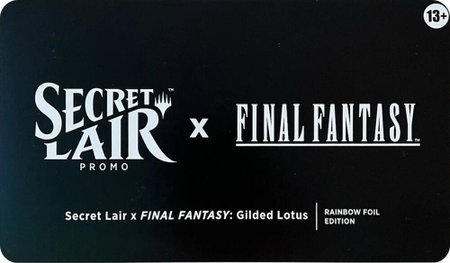 Secret Lair x FINAL FANTASY: Gilded Lotus - Rainbow Foil Edition - Secret Lair Drop Series Magic: The Gathering trading card