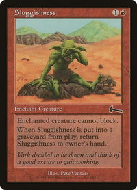 Sluggishness - Urza's Legacy (ULG) #92 - Common Magic: The Gathering Trading Card