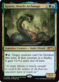 Kaseto, Orochi Archmage (Year of the Snake 2025) - Standard Showdown Promos (SSP) #5 - Promo Magic: The Gathering Trading Card