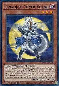 Lunalight Silver Hound - Duelist's Advance (DUAD) #DUAD-EN006 - Common / Short Print YuGiOh Trading Card