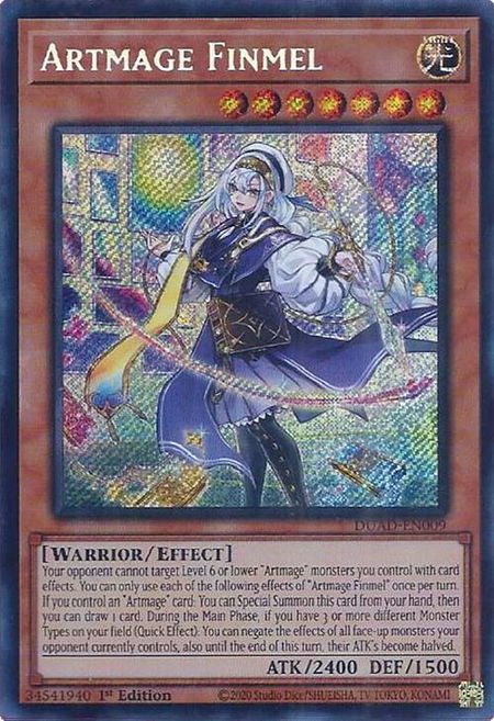 Artmage Finmel - Duelist's Advance YuGiOh trading card