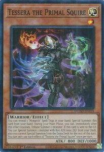 Tessera the Primal Squire - Duelist's Advance (DUAD) #DUAD-EN018 - Super Rare YuGiOh Trading Card