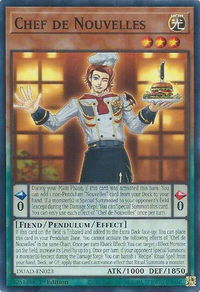 Chef de Nouvelles - Duelist's Advance (DUAD) #DUAD-EN023 - Common / Short Print YuGiOh Trading Card