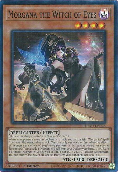 Morgana the Witch of Eyes - Duelist's Advance YuGiOh trading card