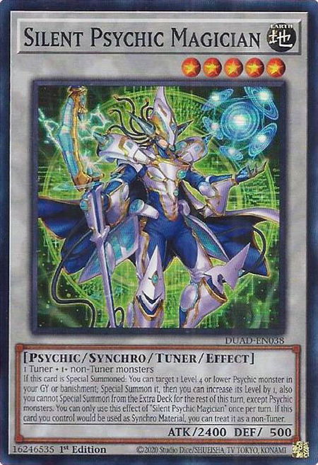 Silent Psychic Magician - Duelist's Advance YuGiOh trading card