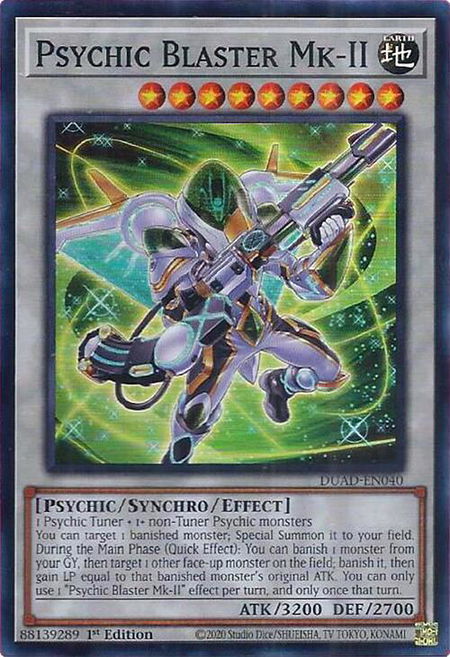 Psychic Blaster Mk-II - Duelist's Advance YuGiOh trading card