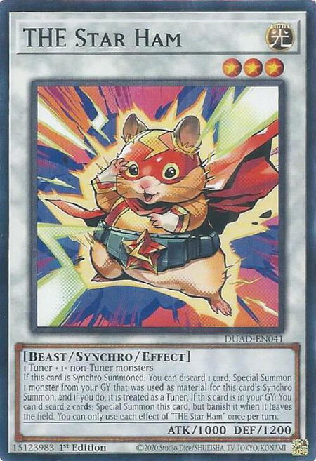 THE Star Ham - Duelist's Advance YuGiOh trading card