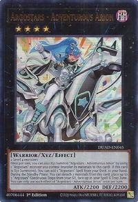Argostars - Adventurous Arion - Duelist's Advance (DUAD) #DUAD-EN045 - Ultra Rare YuGiOh Trading Card
