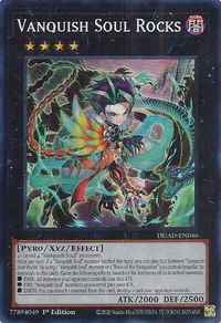 Vanquish Soul Rocks - Duelist's Advance (DUAD) #DUAD-EN046 - Super Rare YuGiOh Trading Card