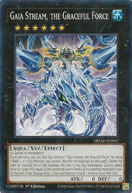 Gaia Stream, the Graceful Force - Duelist's Advance YuGiOh trading card