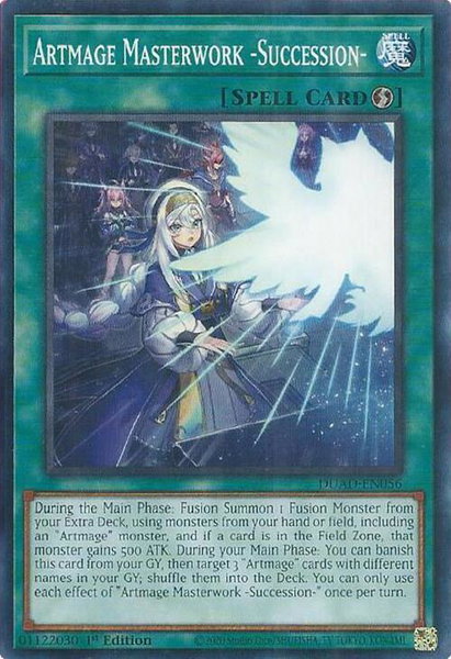 Artmage Masterwork -Succession- trading card from Duelist's Advance Artmage Masterwork -Succession- - Duelist's Advance YuGiOh trading card