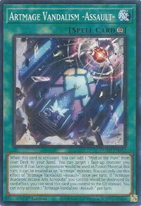 Artmage Vandalism -Assault- - Duelist's Advance (DUAD) #DUAD-EN057 - Common / Short Print YuGiOh Trading Card