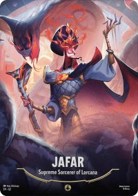 Jafar - Supreme Sorcerer of Lorcana (Oversized) - Illumineer's Quest: Palace Heist (Q2) #null - None Disney Lorcana Trading Card