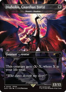 Diabolos, Guardian Force - Death's Shadow - Game Day & Store Championship Promos (GAME) #40 - Promo Magic: The Gathering Trading Card