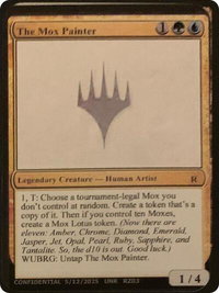The Mox Painter - Un-Known Event Playtest Cards  #null - Rare Magic: The Gathering Trading Card