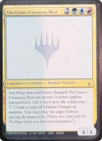 The Game-Changing Host - Un-Known Event Playtest Cards  #null - Rare Magic: The Gathering Trading Card